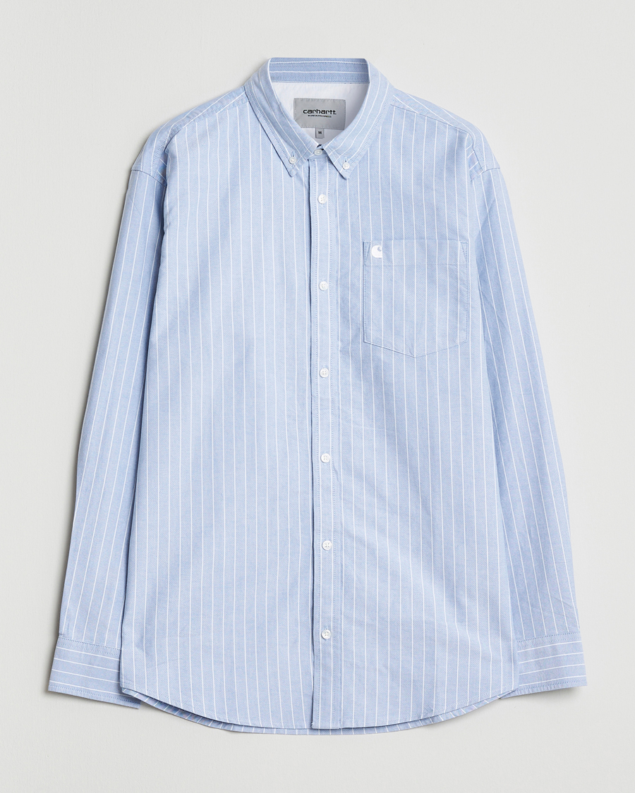 Heren | Overhemden | Carhartt WIP | Cassel Striped Oxford Blue