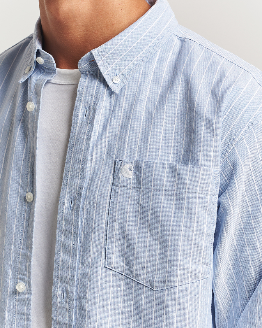 Heren | Overhemden | Carhartt WIP | Cassel Striped Oxford Blue