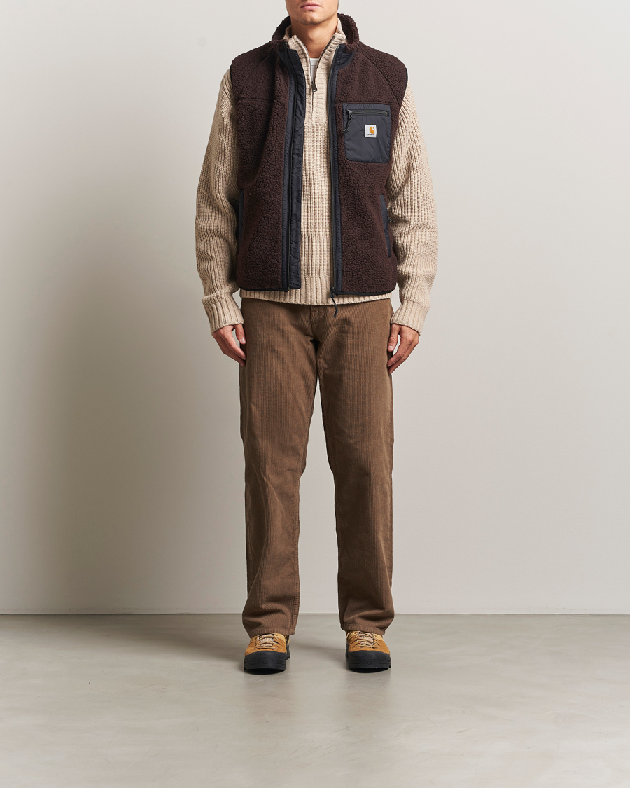 Heren | Jassen | Carhartt WIP | Prentis Pile Vest Palisander Brown