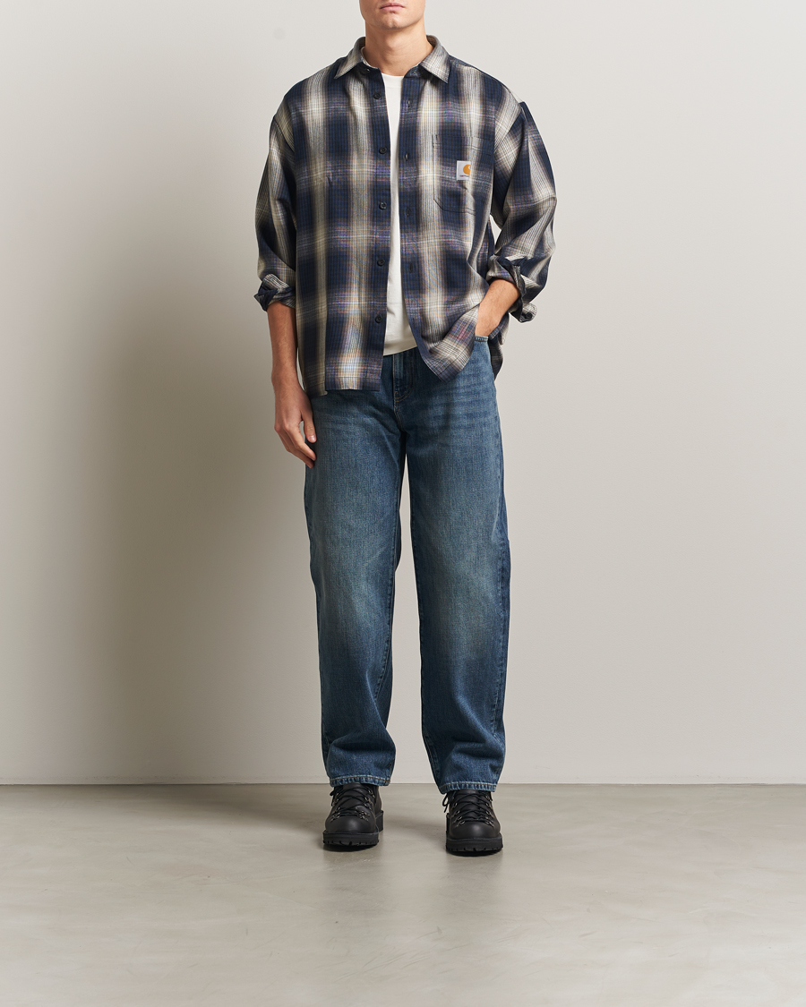 Heren | Jeans | Carhartt WIP | Aaron Pant Camano Denim Dark Used