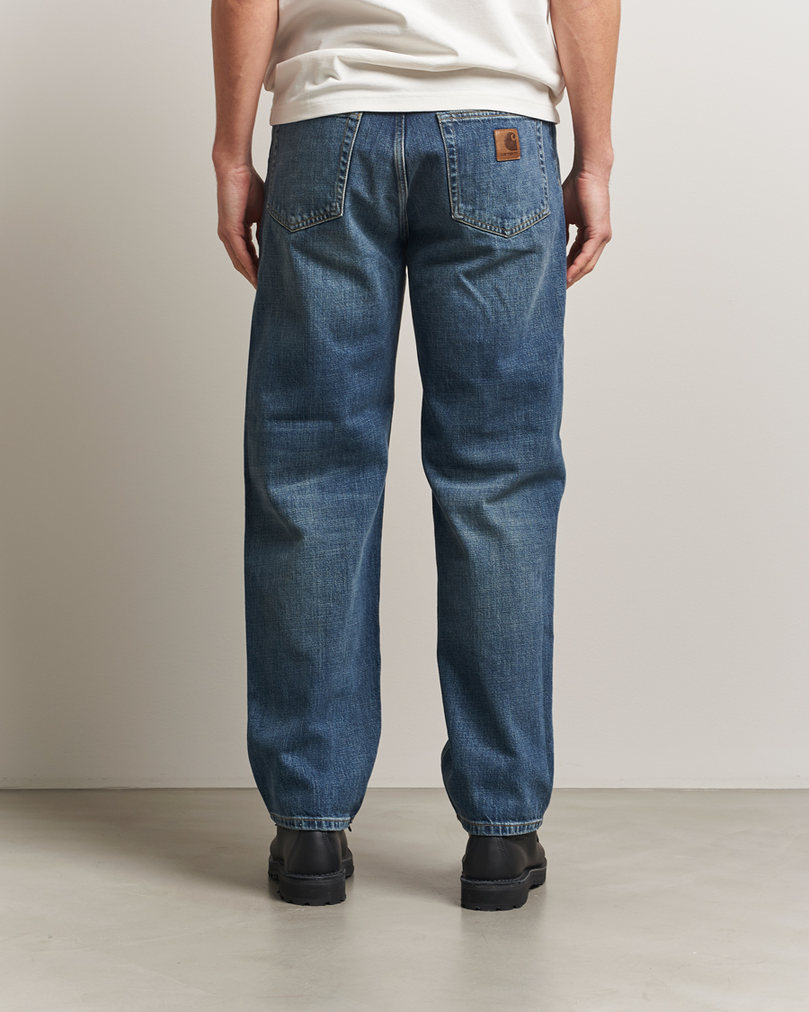 Heren | Broeken | Carhartt WIP | Aaron Pant Camano Denim Dark Used