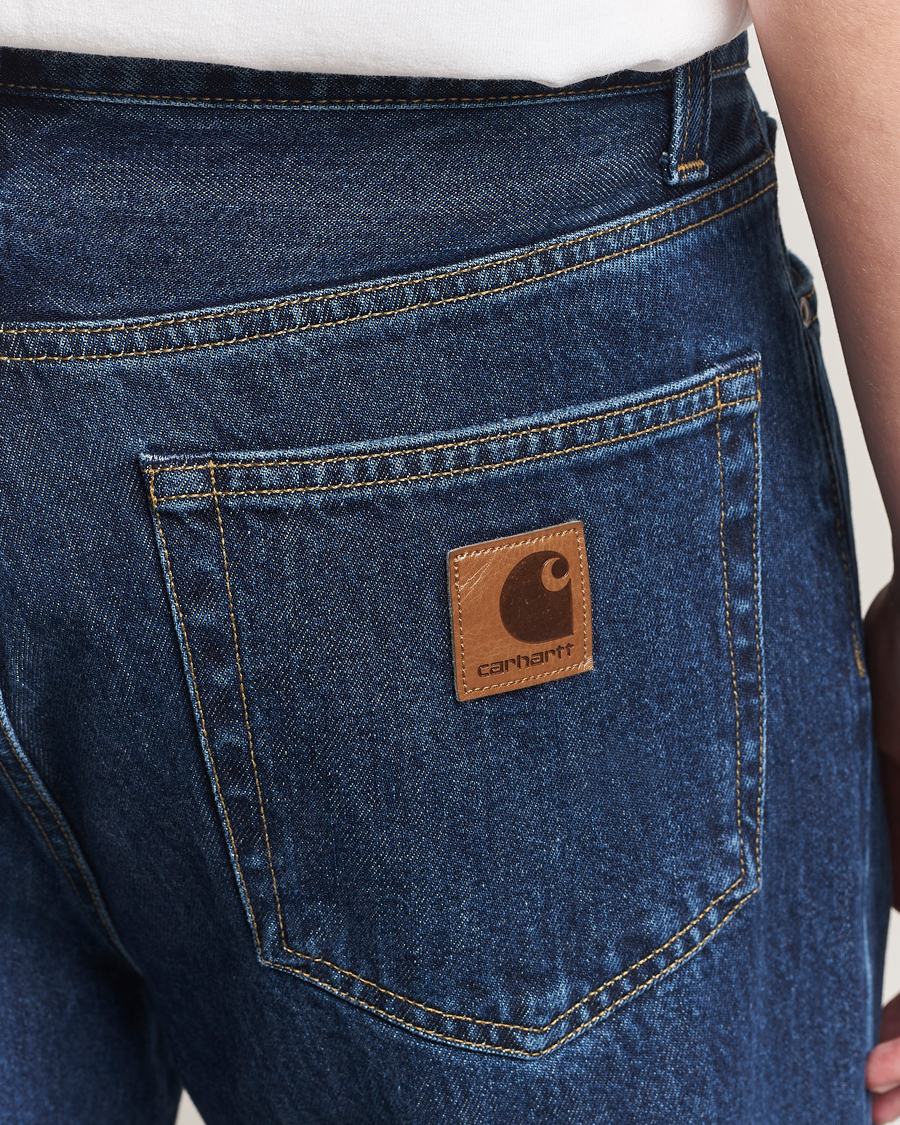 Heren | Jeans | Carhartt WIP | Aaron Pant Smith Denim Stone Wash