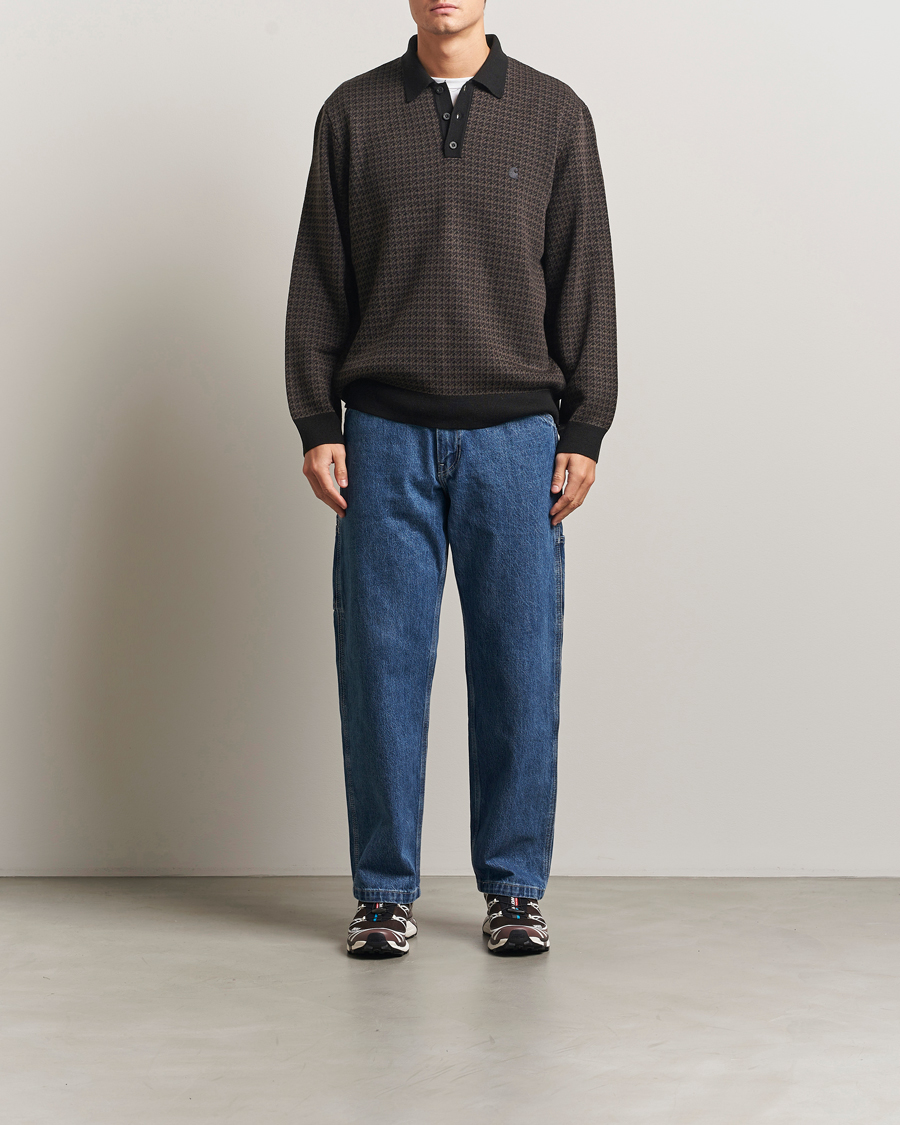 Heren | Truien | Carhartt WIP | Lowis Houndstooth Polo Vitola Heater