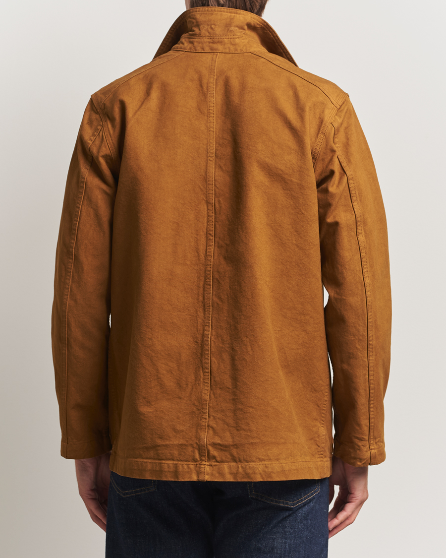 Heren | Jassen | Drake's | Duck Cotton Canvas Chore Coat Tobacco