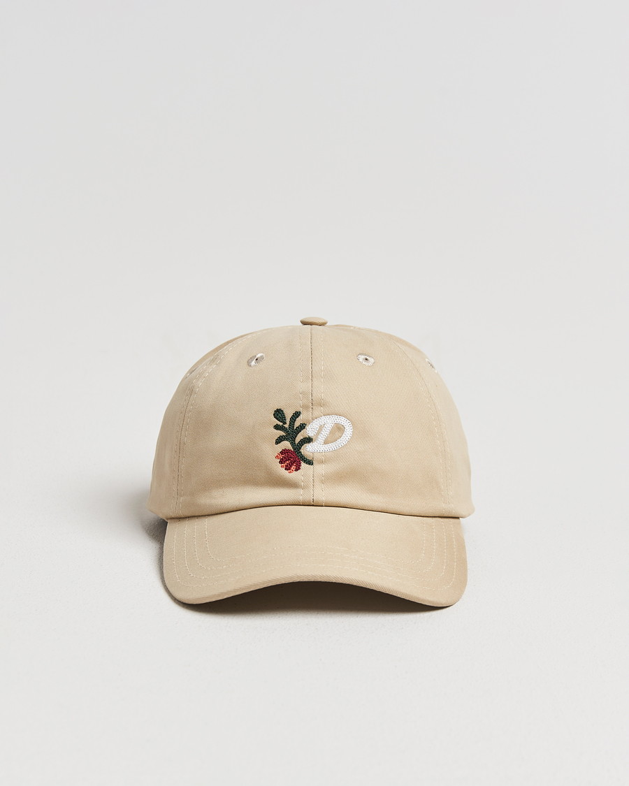 Heren | Hoeden en petten | Drake's | D Flower Baseball Cap Sand