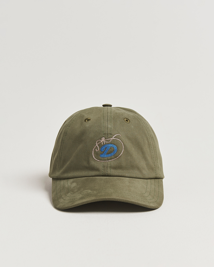 Heren | Hoeden en petten | Drake's | D Lasso Baseball Cap Khaki