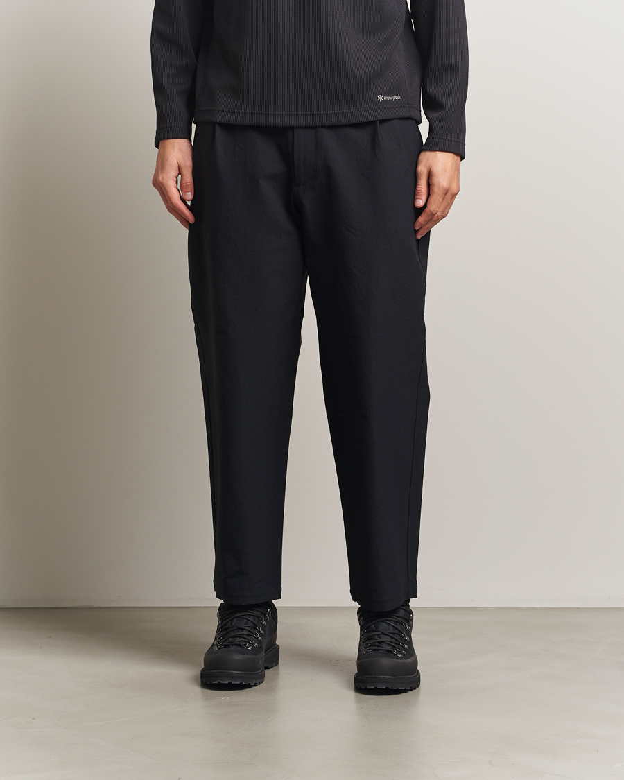 Heren | Broeken | Goldwin | One Tuck Tapered Pants Black