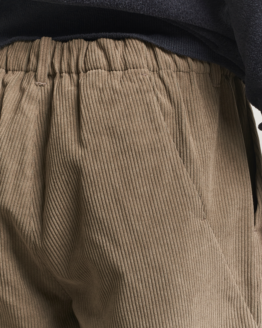 Heren | Broeken | Goldwin | Wale Corduroy Straight Pants Taupe