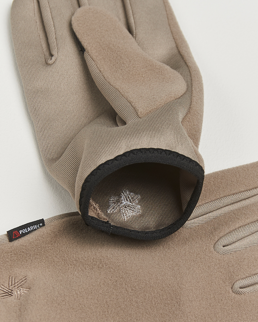 Heren | Handschoenen | Goldwin | Polartec Powerstretch Gloves Beige