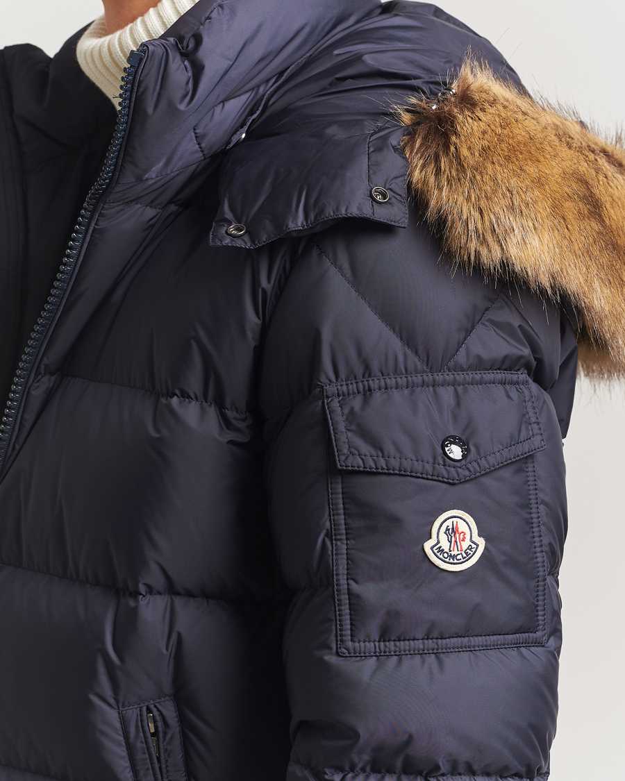 Heren | Jassen | Moncler | Maya Faux Fur Jacket Navy