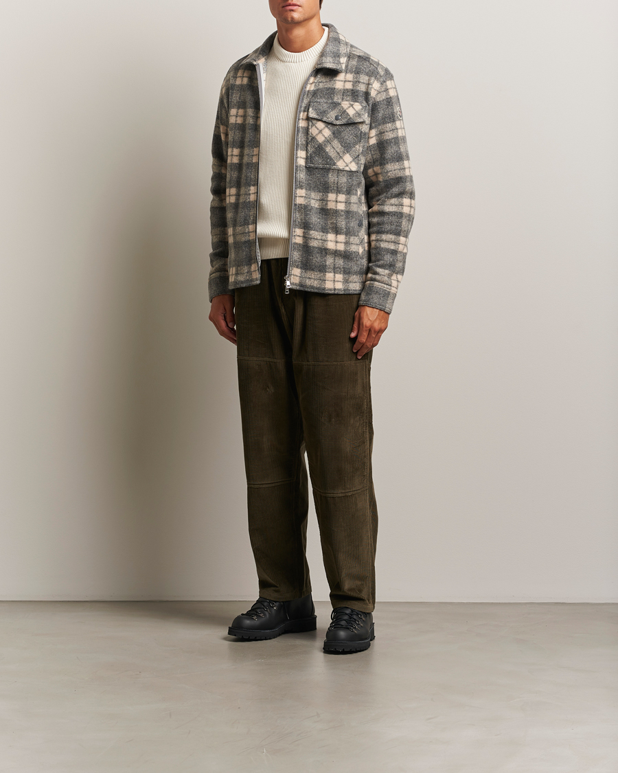 Heren | Broeken | Moncler | Corduroy Drawstring Trousers Military