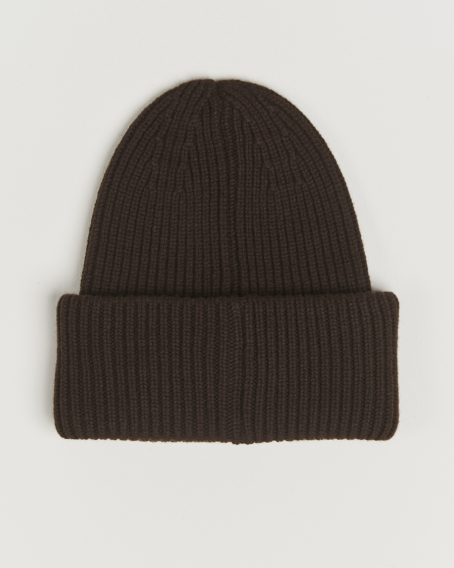 Heren | Moncler Cashmere Beanie Brown | Moncler | Cashmere Beanie Brown