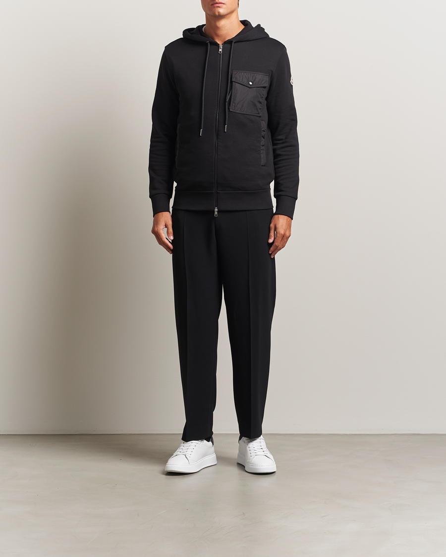 Heren | Truien | Moncler | Full Zip Hoodie Black