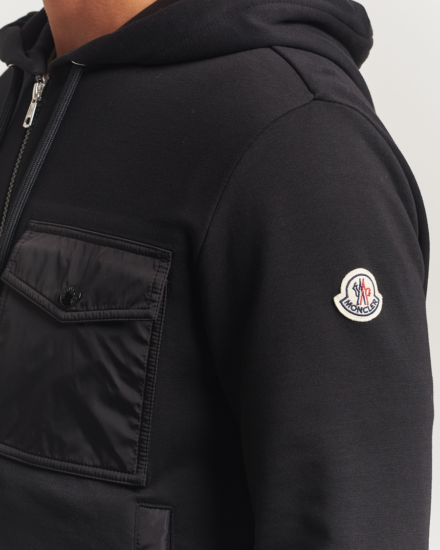 Heren | Truien | Moncler | Full Zip Hoodie Black