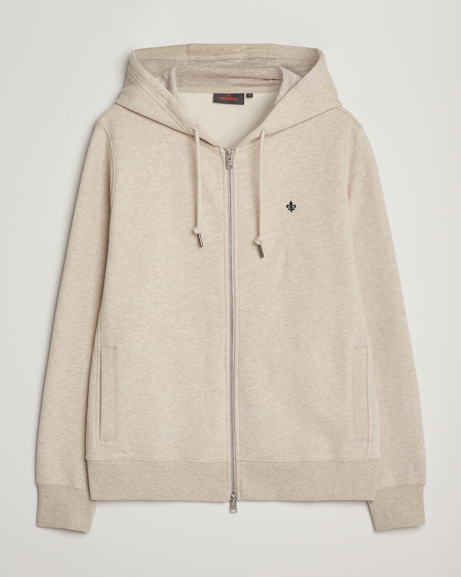 Heren | Truien | Morris | Brandon Lily Full Zip Hoodie Khaki