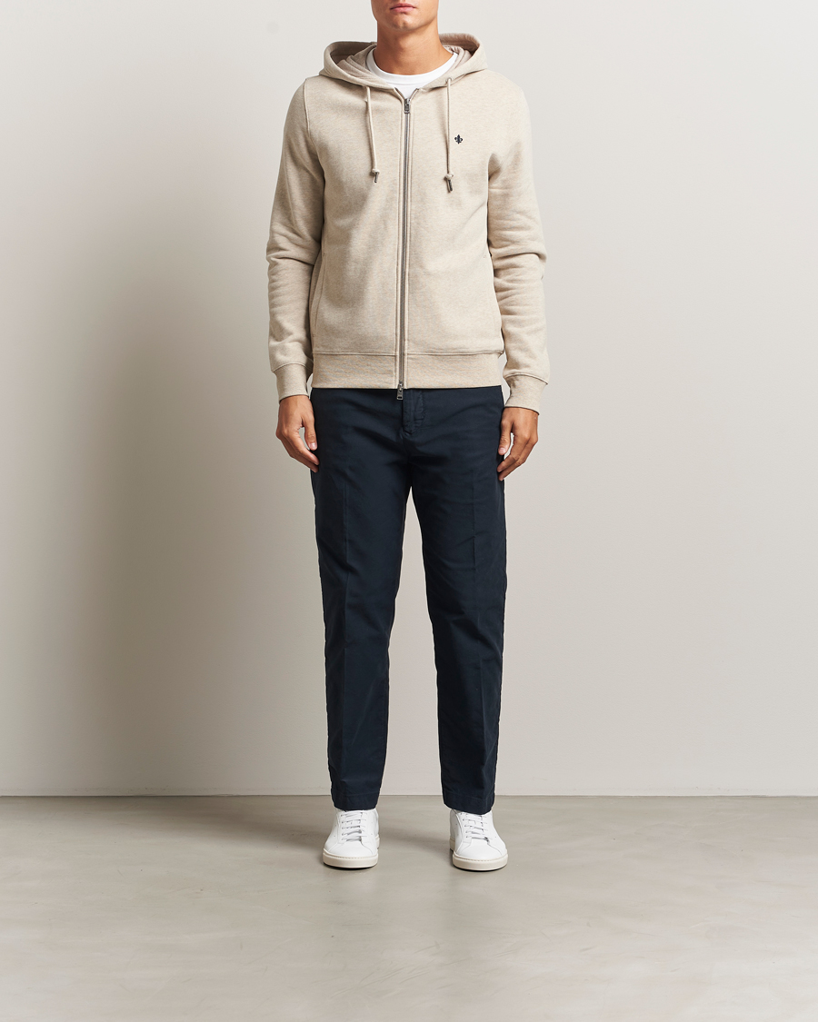 Heren | Truien | Morris | Brandon Lily Full Zip Hoodie Khaki