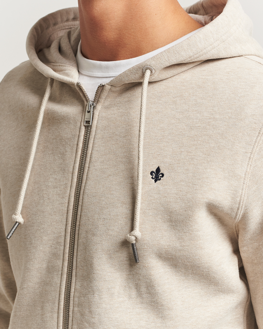 Heren | Truien | Morris | Brandon Lily Full Zip Hoodie Khaki