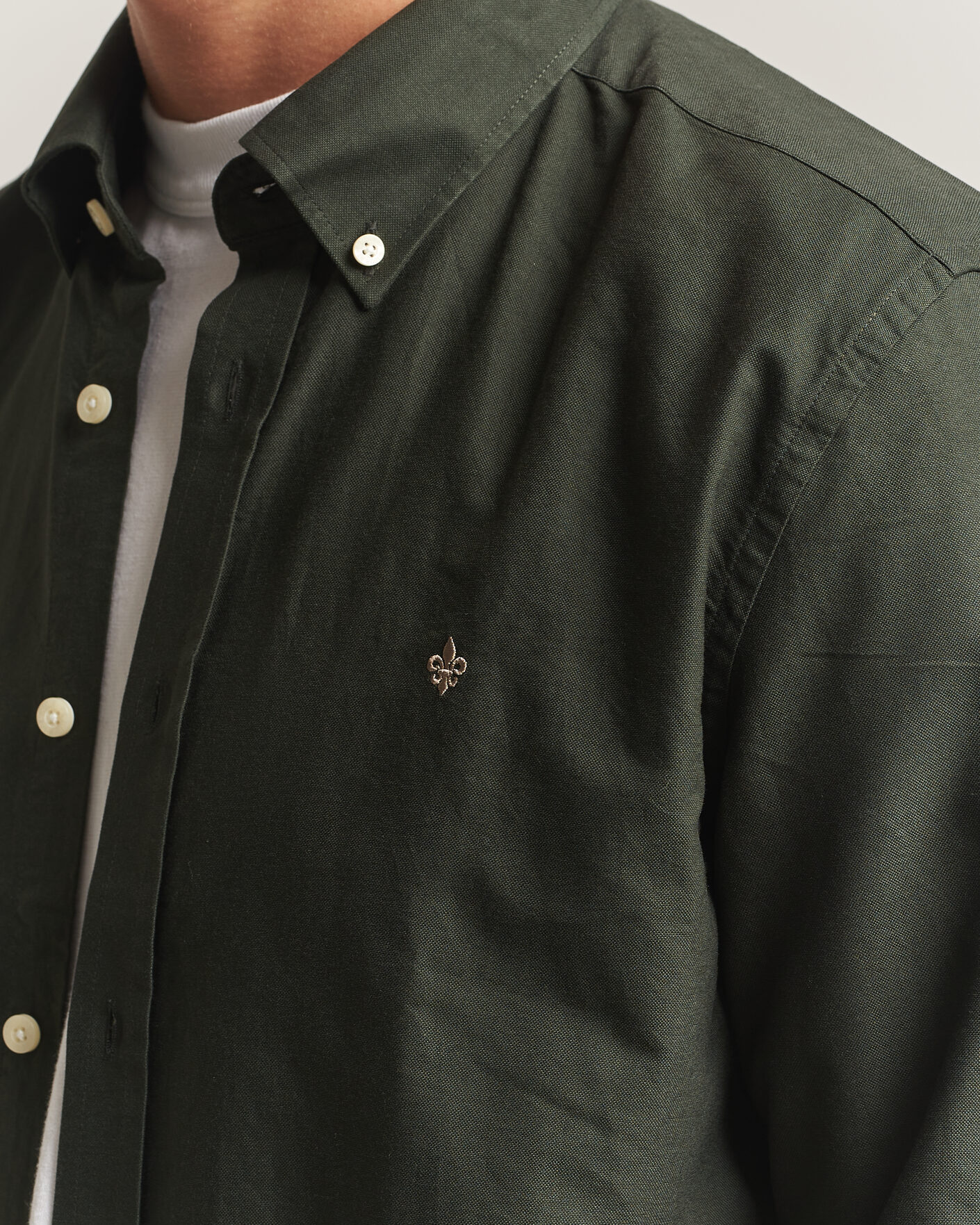 Heren | Truien | Morris | Douglas Oxford Shirt Olive