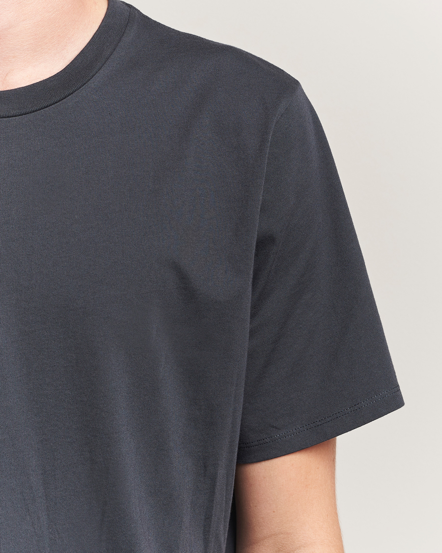 Heren | T-shirts | Jeanerica | Delon Crew Neck T-Shirt Blue Grey