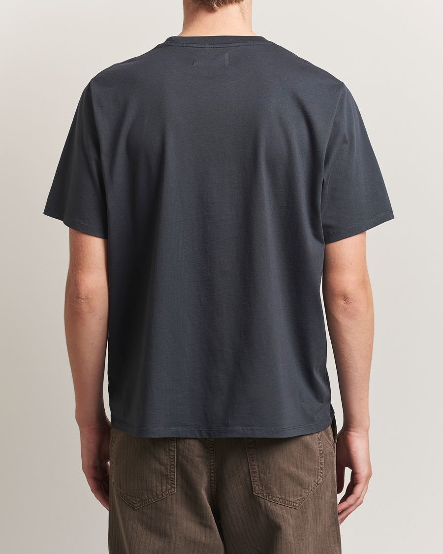 Heren | T-shirts | Jeanerica | Delon Crew Neck T-Shirt Blue Grey