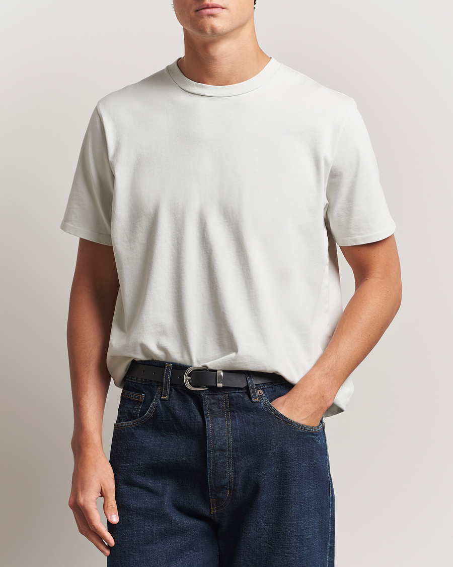 Heren | T-shirts | Jeanerica | Delon Crew Neck T-Shirt Putty
