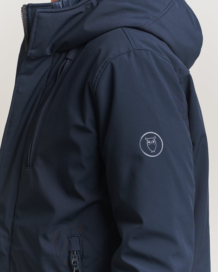 Heren | Jassen | KnowledgeCotton Apparel | Climateshell Padded Jacket Navy