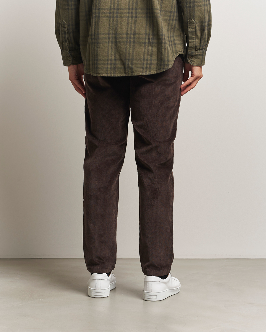 Heren | Broeken | KnowledgeCotton Apparel | Chuck Regular Cord Trousers Chocolate