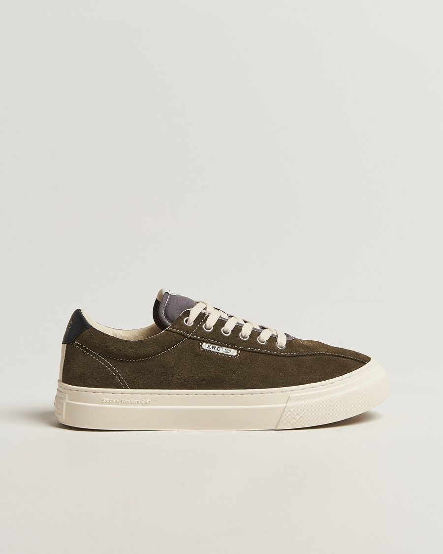 Heren | Sneakers | Stepney Workers Club | Dellow 02 Cupsole Suede Sneaker Woodland