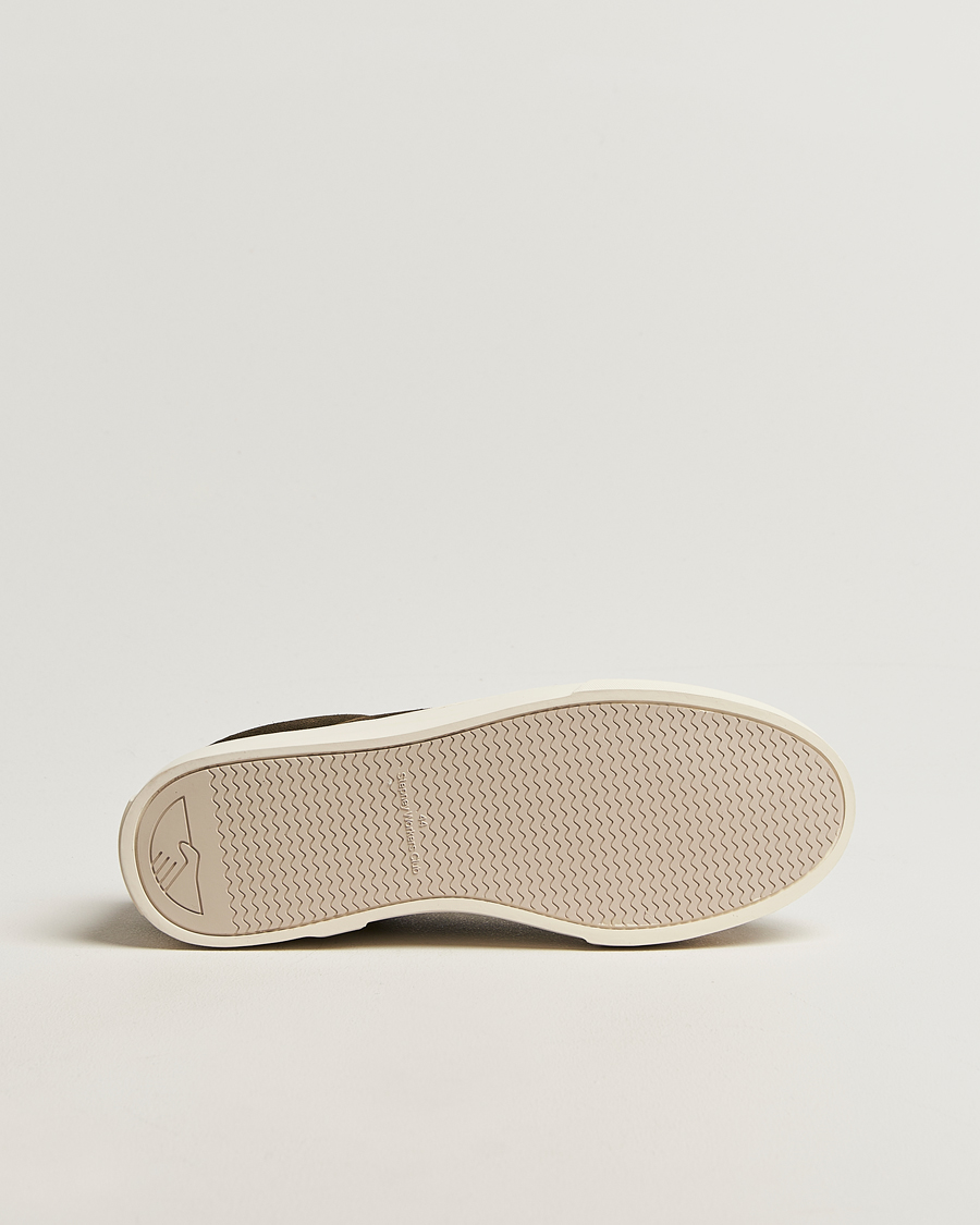 Heren | Sneakers | Stepney Workers Club | Dellow 02 Cupsole Suede Sneaker Woodland
