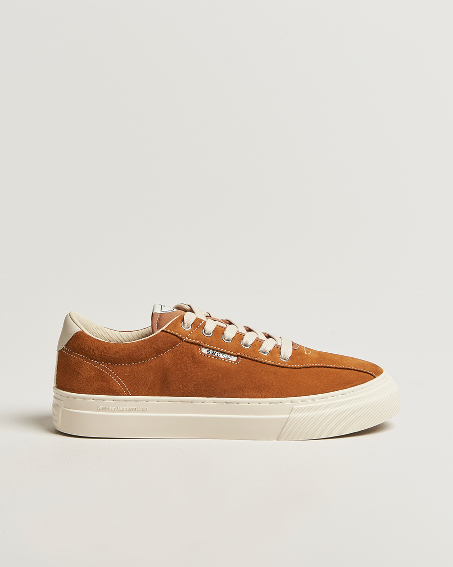 Heren | Sneakers | Stepney Workers Club | Dellow 02 Cupsole Suede Sneaker Tan