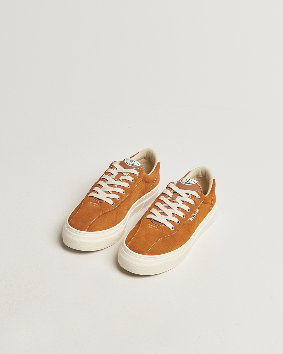 Heren | Sneakers | Stepney Workers Club | Dellow 02 Cupsole Suede Sneaker Tan