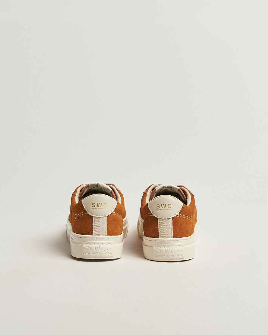 Heren | Sneakers | Stepney Workers Club | Dellow 02 Cupsole Suede Sneaker Tan