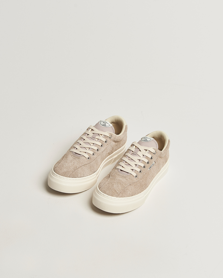 Heren | Sneakers | Stepney Workers Club | Dellow 02 Raw Suede Cupsole Sneaker Taupe