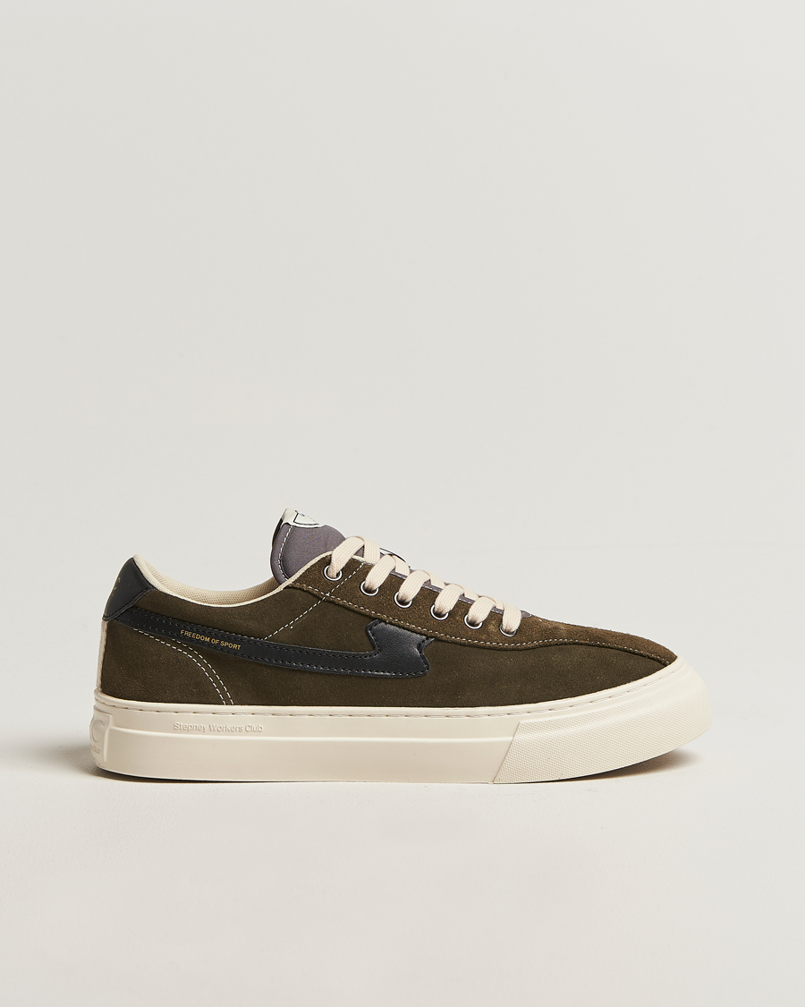 Heren | Sneakers | Stepney Workers Club | Dellow S-Strike Cupsole Suede Sneaker Woodland