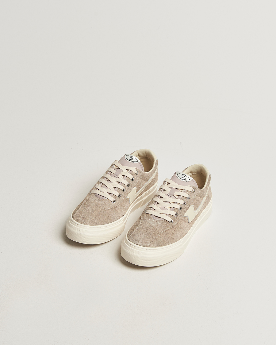 Heren | Sneakers | Stepney Workers Club | Dellow S-Strike Cupsole Raw Suede Sneaker Taupe