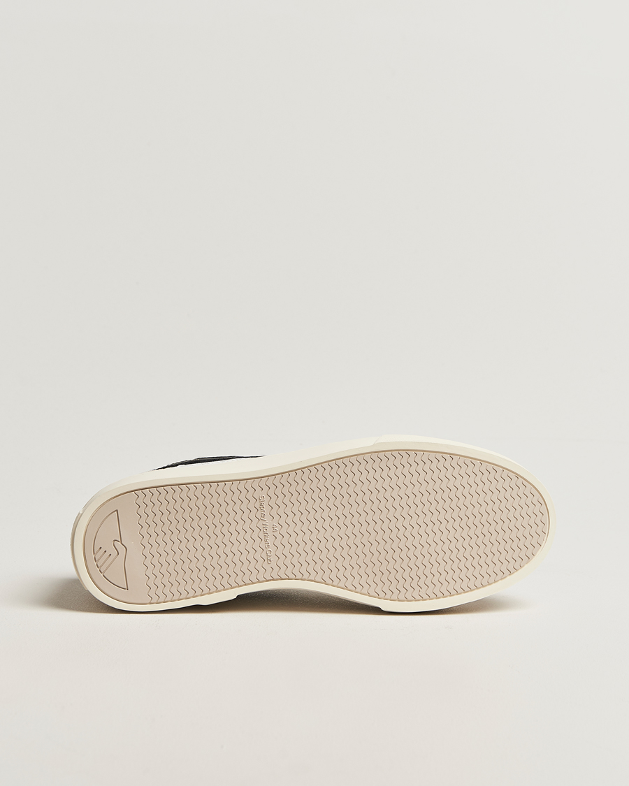 Heren | Sneakers | Stepney Workers Club | Pearl S-Strike Leather/Suede Mix Sneaker Spring Black