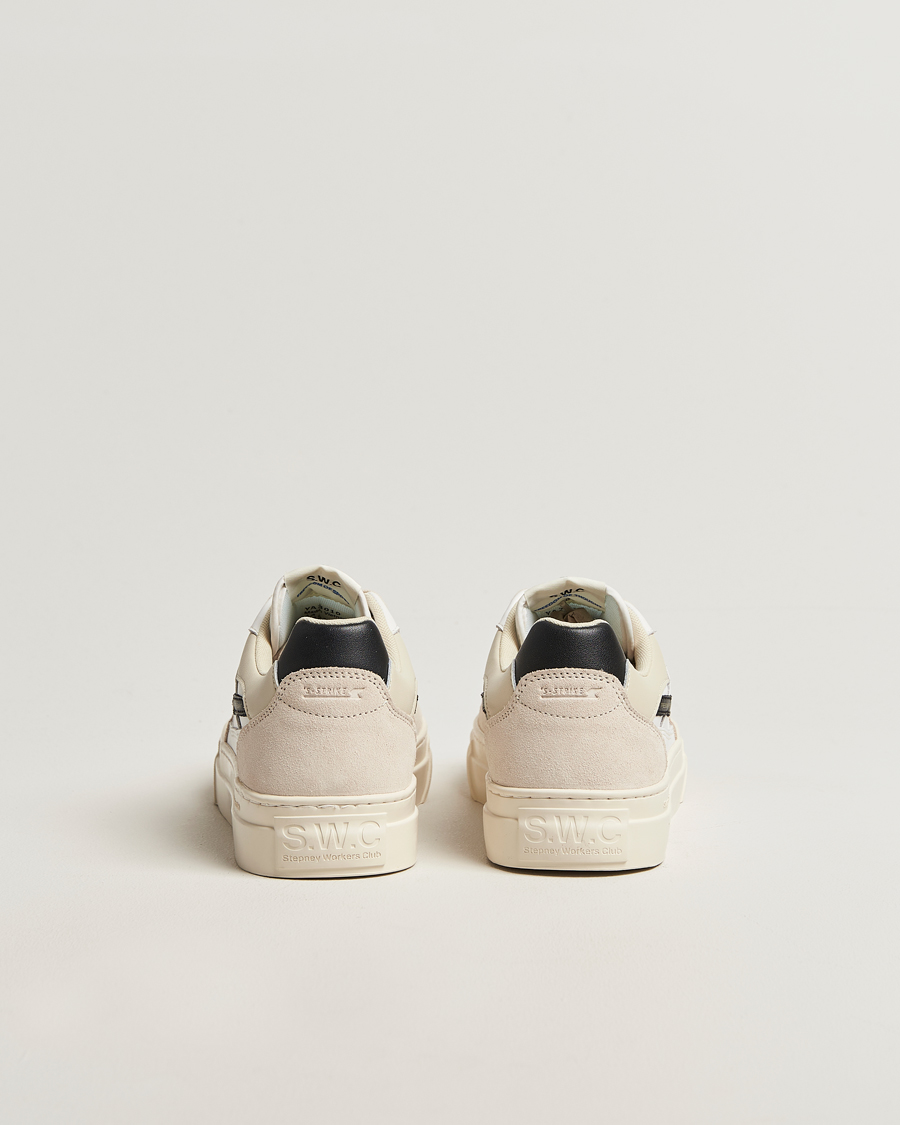 Heren | Sneakers | Stepney Workers Club | Pearl S-Strike Leather/Suede Mix Sneaker Spring Black