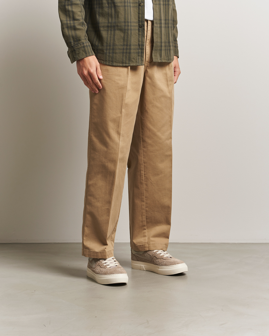 Heren | Sneakers | Stepney Workers Club | Pearl S-Strike Suede Sneaker Raw Taupe