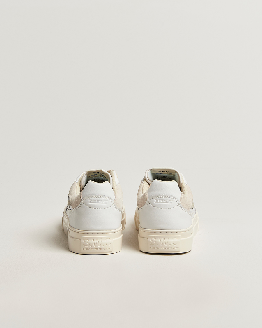 Heren | Sneakers | Stepney Workers Club | Pearl S-Strike Leather Sneaker White Putty