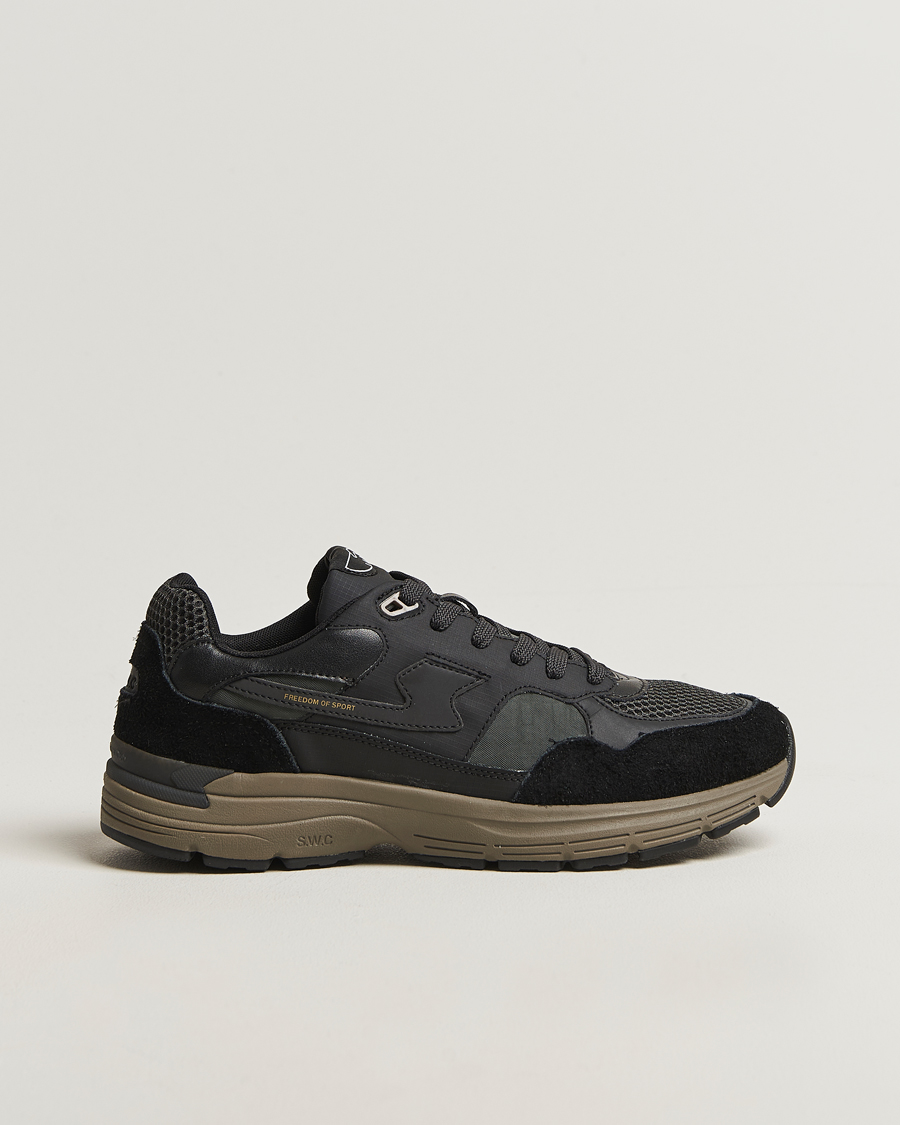 Heren | Sneakers | Stepney Workers Club | Amiel S-Strike Suede Sneaker Black