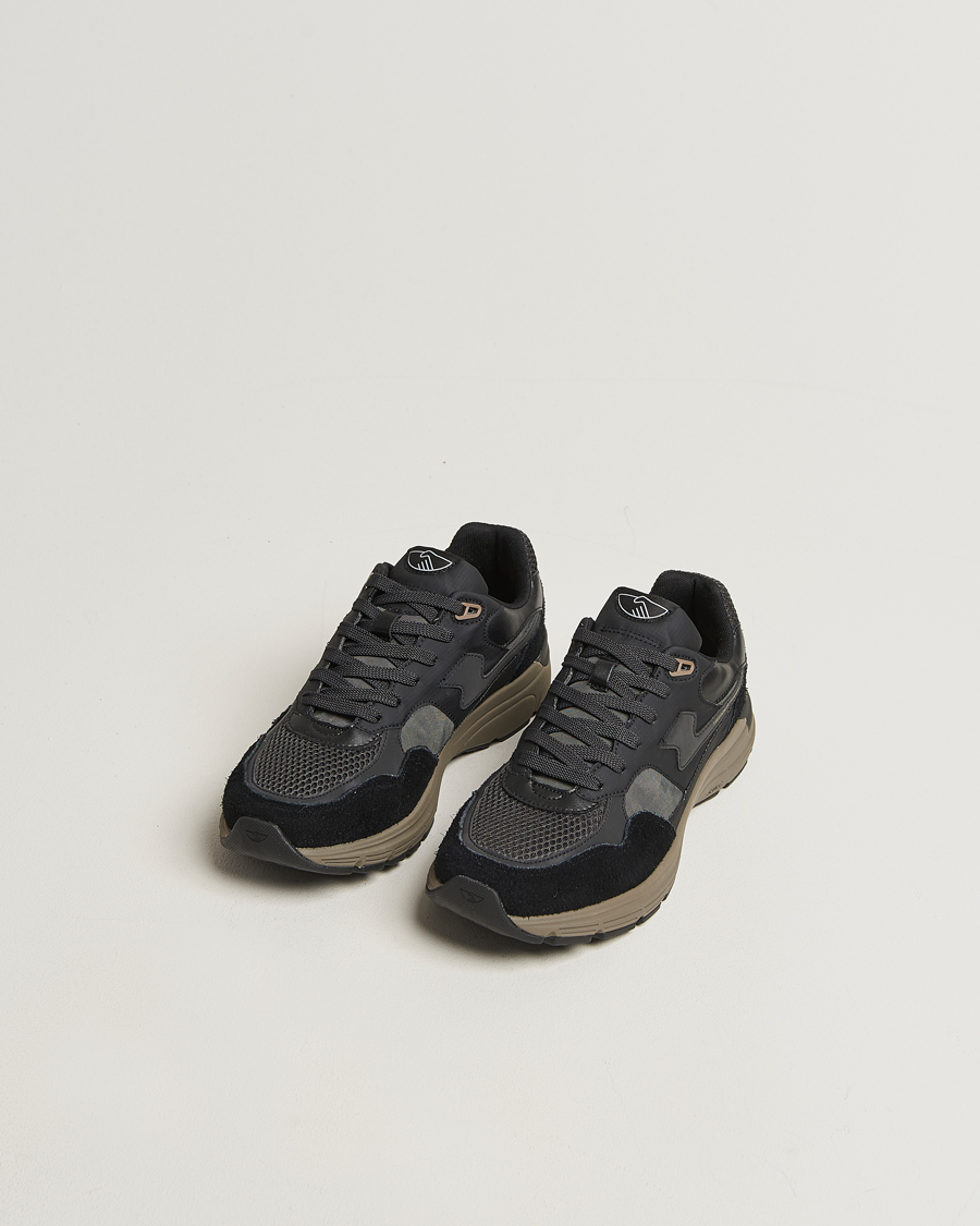 Heren | Sneakers | Stepney Workers Club | Amiel S-Strike Suede Sneaker Black