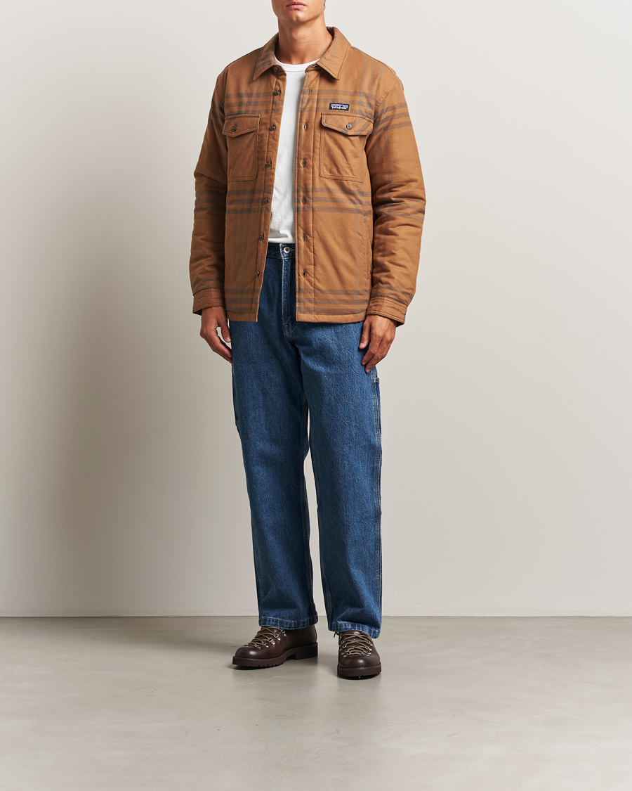 Heren | Overhemden | Patagonia | Lightweigt Insulated Fjord Flannel Shirt Deer Brown