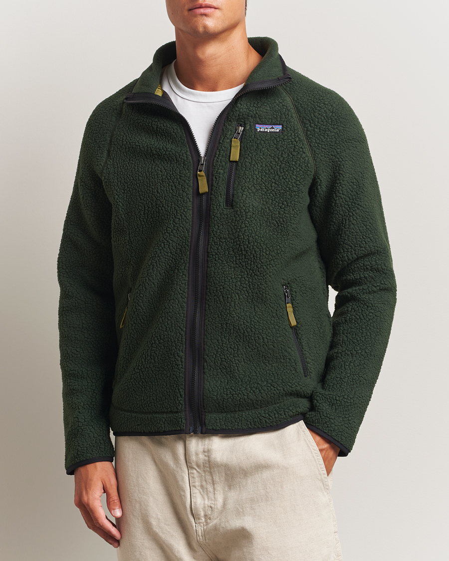 Heren | Truien | Patagonia | Retro Pile Jacket Old Growth Green