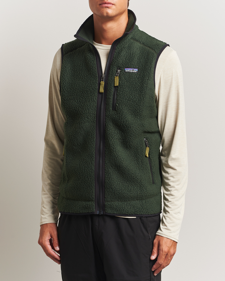 Heren | Gilets | Patagonia | Retro Pile Vest Old Growth Green