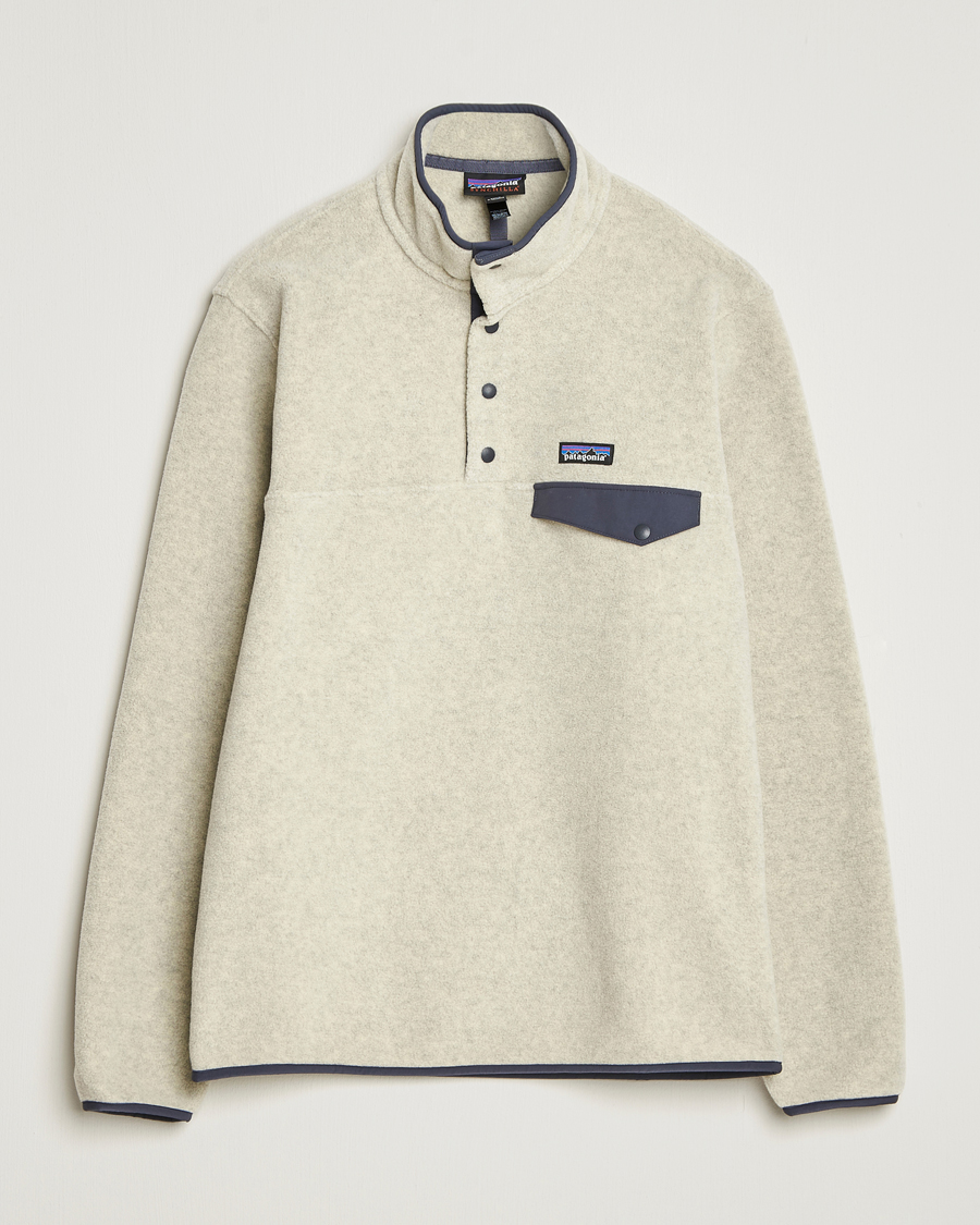 Heren | Truien | Patagonia | Synch Snap T Half Zip Fleece Oatmeal Heather