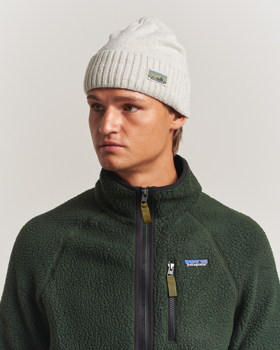 Heren | Mutsen | Patagonia | Brodeo Beanie Crisp Grey