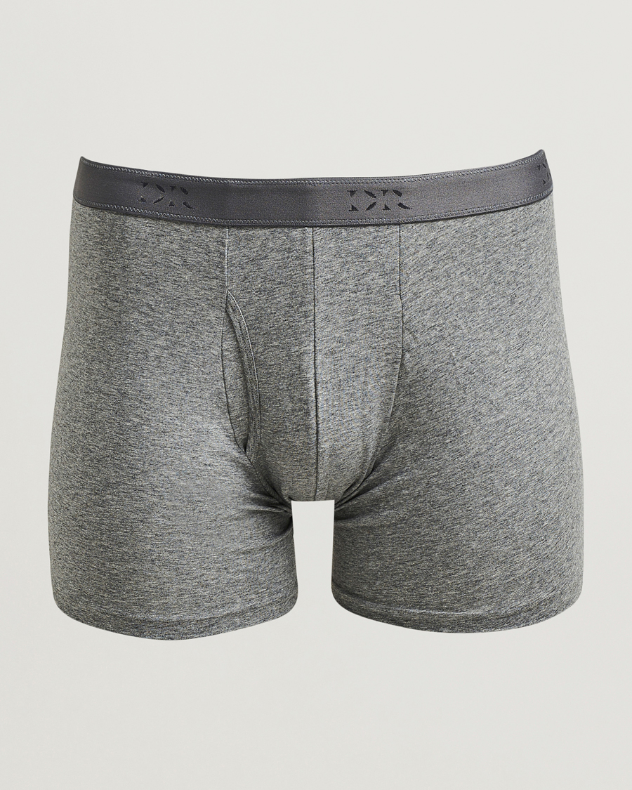 Heren | Ondergoed | Derek Rose | Pima Cotton Stretch Trunk Charcoal