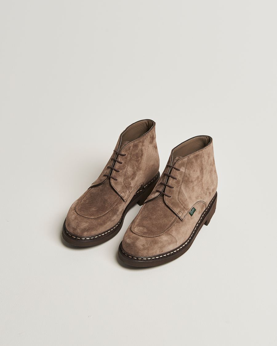 Heren | Laarzen | Paraboot | Chambord Mid Derby Brown Suede