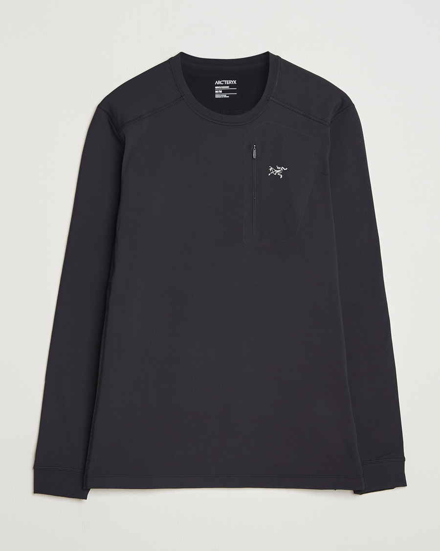 Heren | Truien | Arc'teryx | Rho Baselayer Crew Neck Black
