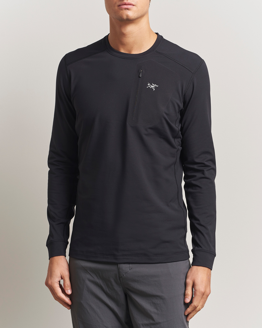 Heren | Truien | Arc'teryx | Rho Baselayer Crew Neck Black